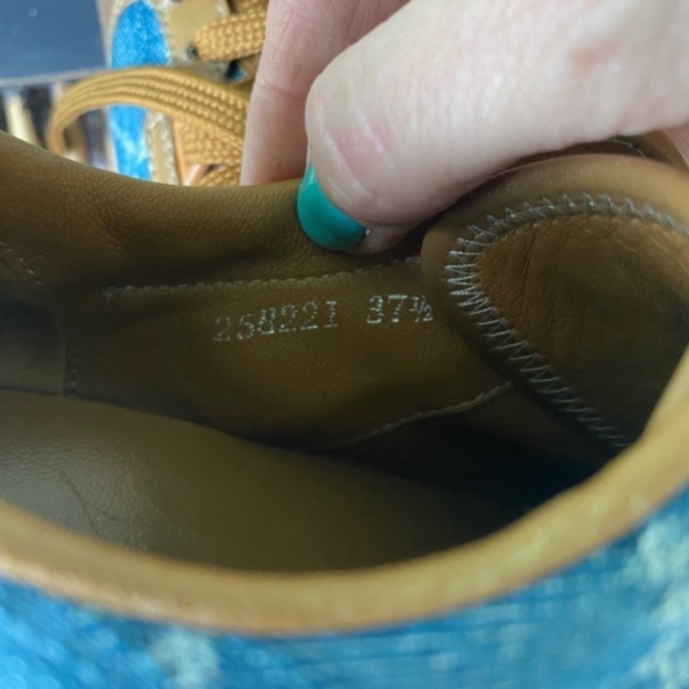 Gucci Tennis Shoes Sneakers 37.5 - Picture 7 of 13
